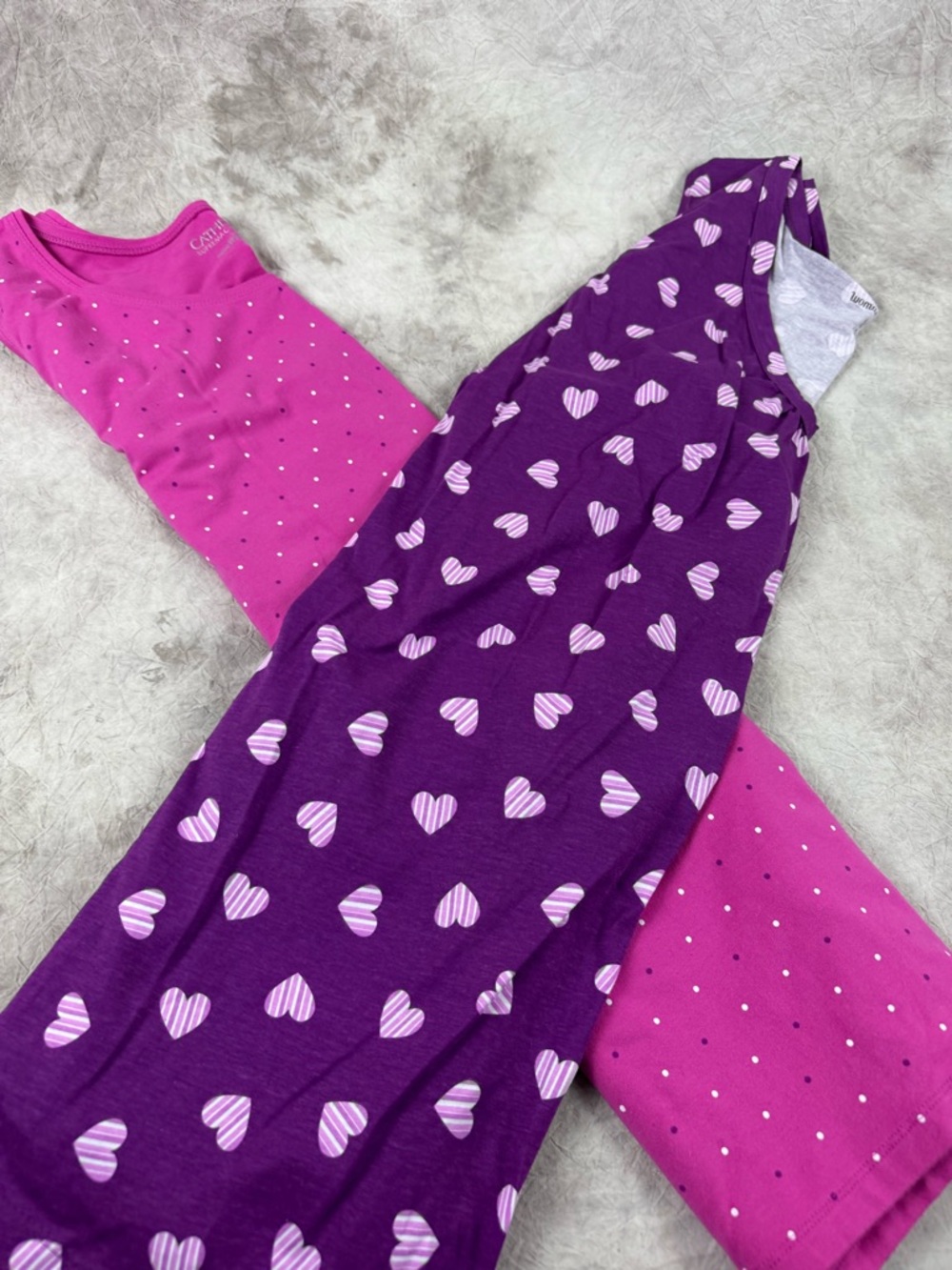 Lot of 2 plus size tank tops Catherines and Women Within 3x pink and purple